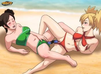 Tenten And Temari On The Beach