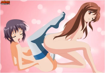 Melancholy of Haruhi with Mikuru x Nagato... Melancholy of Haruhi with Mikuru x Nagato...