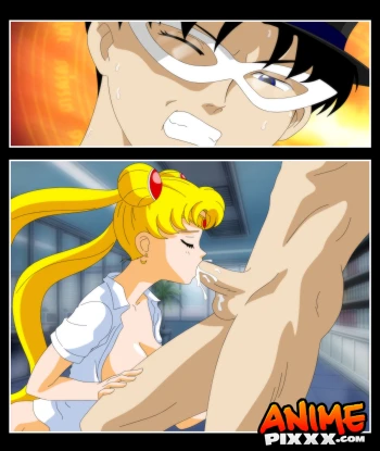 Sailor Moon x Tuxedo Mask - blowjob (requested by Temi)