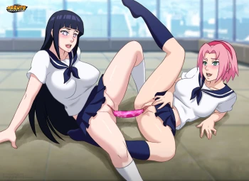 [2059] Quick Lesbian Sex at the School Roof