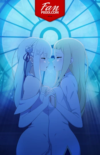 Re:Zero Emilia x Sylphy clothed alt
